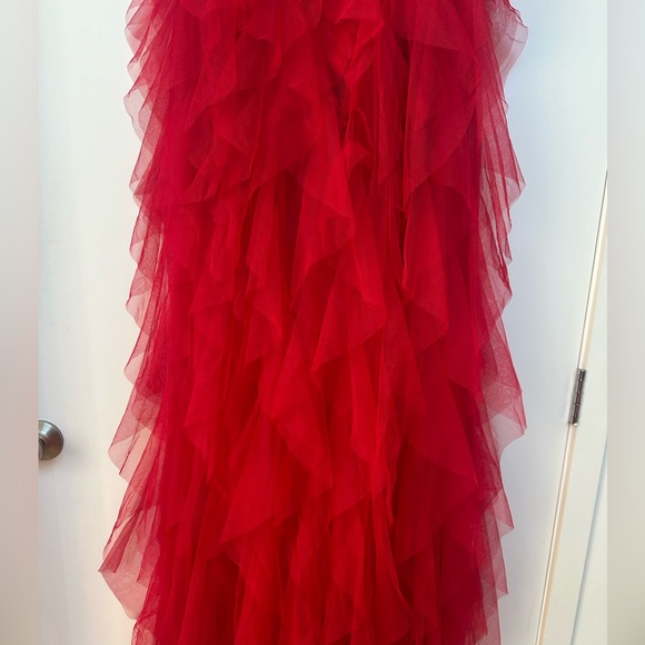 For Love And Lemons Strapless Red Dress - Picture 6 of 7